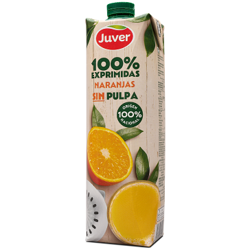 Juver 100% espremidas Laranja sem polpa